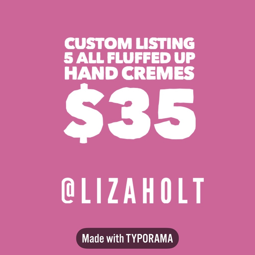 Hand cremes